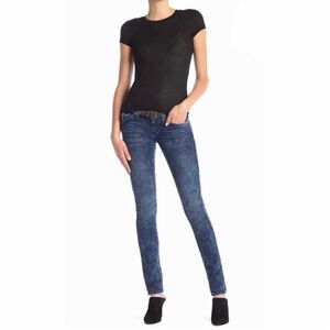 True Religion Low Rise Skinny With Flap SN Midnight Jeans Size 28